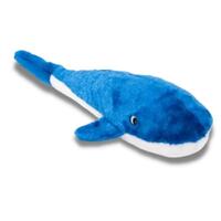 Zippy Paws Plush Squeaky Jigglerz Dog Toy Blue Whale - Woonona Petfood & Produce