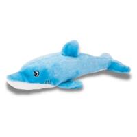 Zippy Paws Plush Squeaky Jigglerz Dog Toy Dolphin - Woonona Petfood & Produce