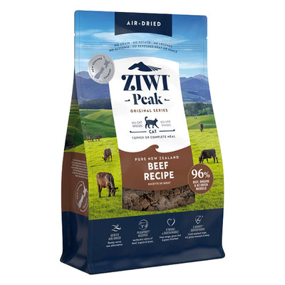 Ziwi Peak Air Dried Dry Cat Food Beef 400g - Woonona Petfood & Produce