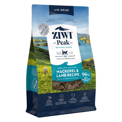 Ziwi Peak Air Dried Dry Cat Food Mackerel & Lamb 400g - Woonona Petfood & Produce