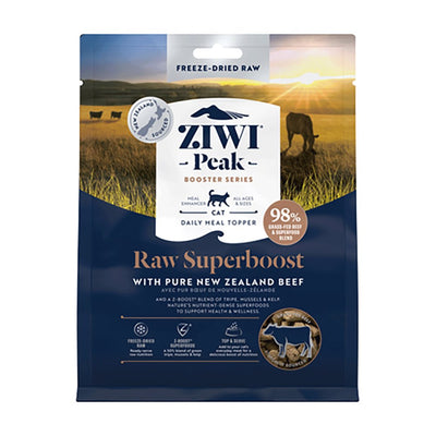 Ziwi Peak Freeze Dried Cat Food Superboost Beef 85g - Woonona Petfood & Produce