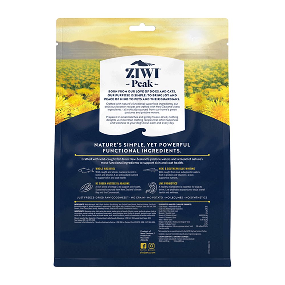 Ziwi Peak Freeze Dried Dog Food Skin & Coat Booster 114g - Woonona Petfood & Produce