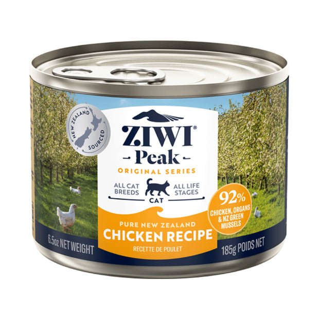 Ziwi Peak Wet Cat Food Chicken 12x185g - Woonona Petfood & Produce